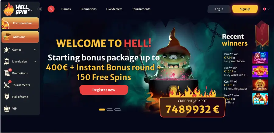 Hellspin casino review