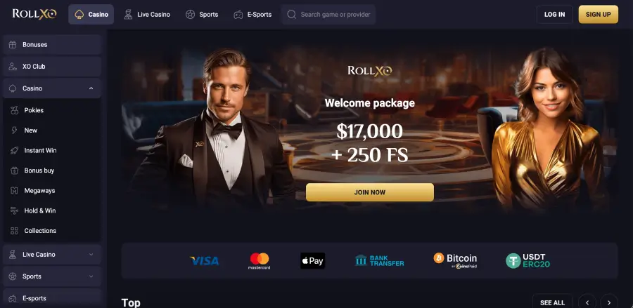 RollXO casino