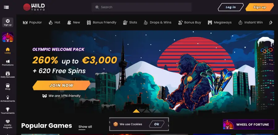 Wild Tokyo Casino Review